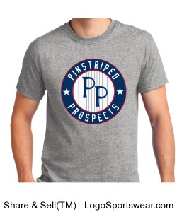 Pinstriped Prospect Alt. Logo T-Shirt Design Zoom